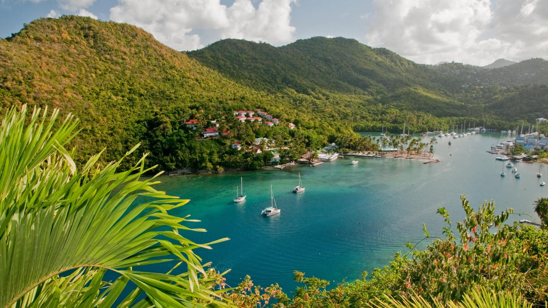 St Lucia, Port Marigot Bay